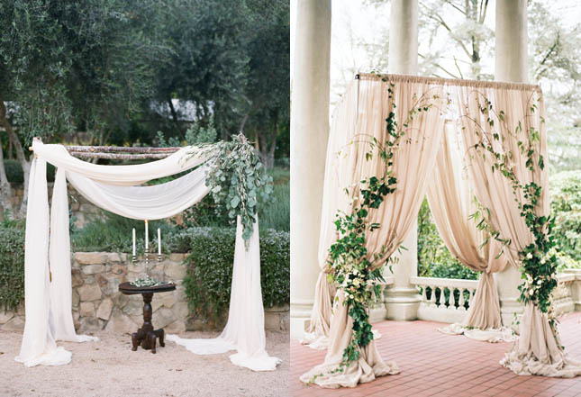5 Beautiful and Easy DIY Wedding Backdrops Confetti ie