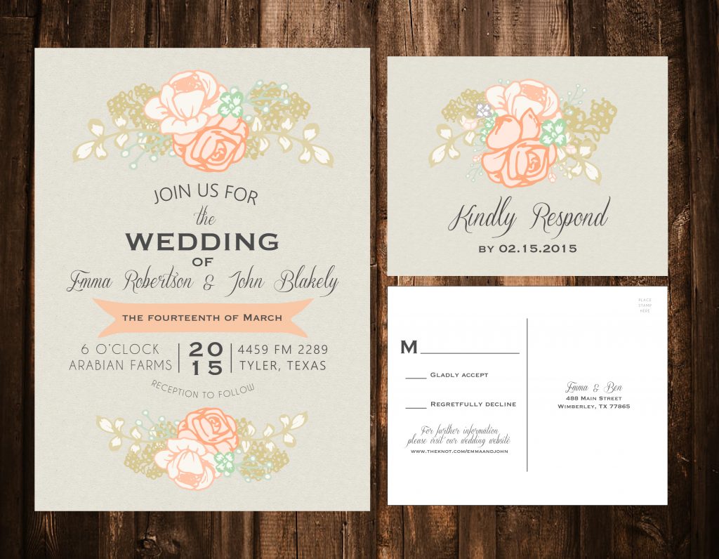 design your invitation