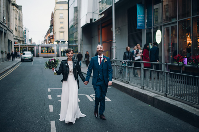 Aine and Paul s Dublin city centre wedding at Smock Alley