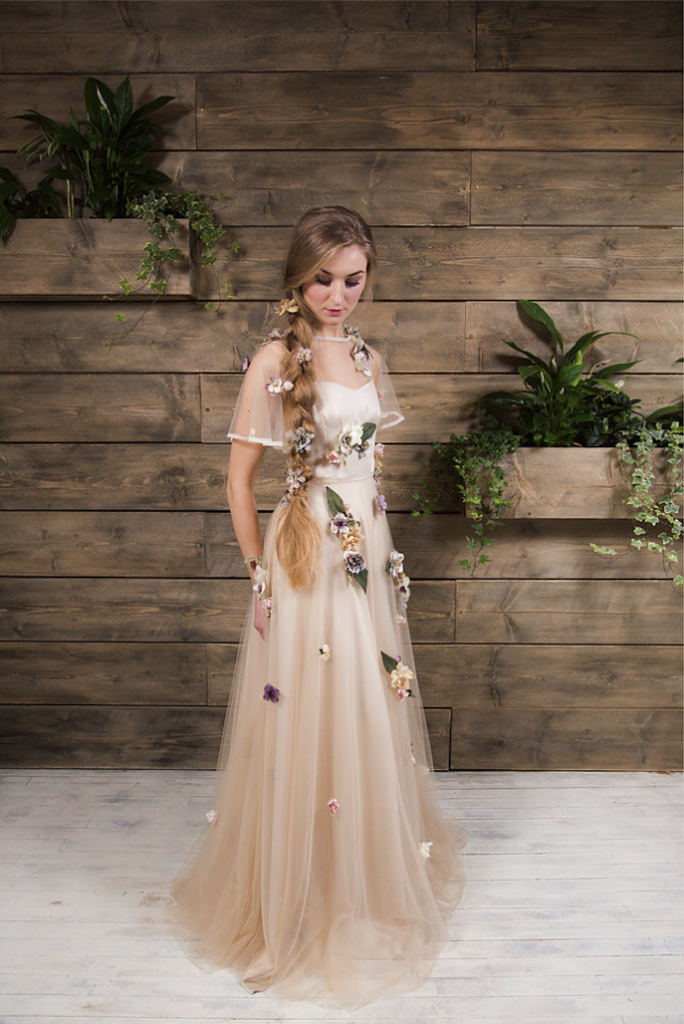 floral wedding dresses