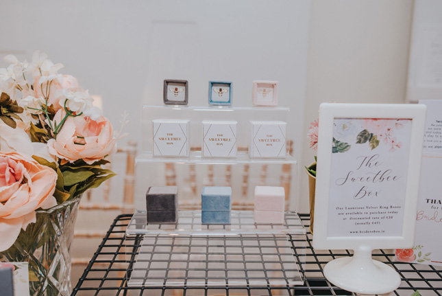 The Sweetbee Box velvet wedding ring box by Bride To Bee