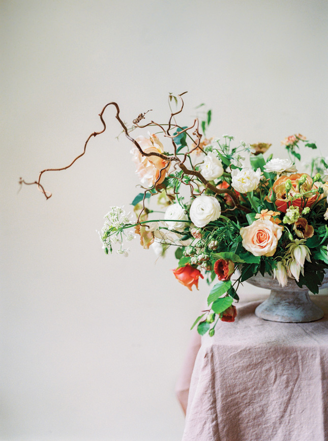 Wedding flowers by Anthesis Floral at Kilshane House, shot by Into The Light