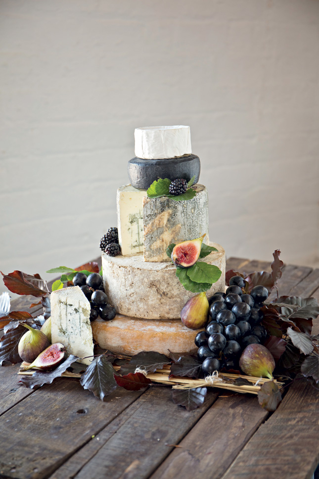 Cheese wedding cake by Sheridans Cheesemongers