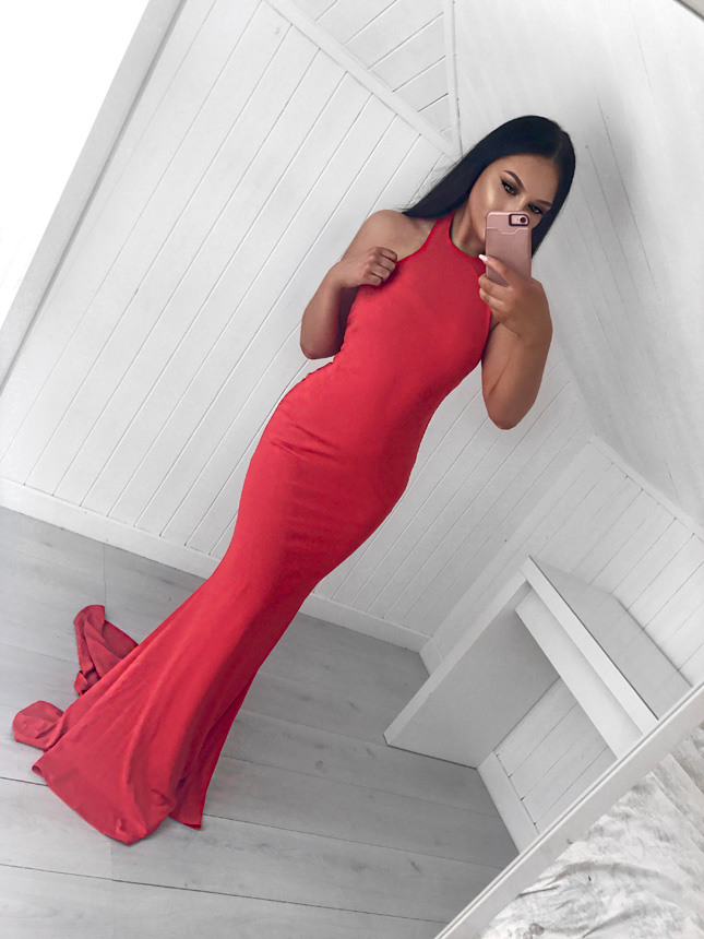 Red bridesmaids dresses ireland