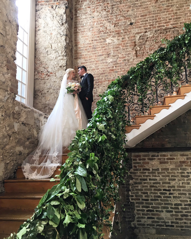 Powerscourt Estate real wedding