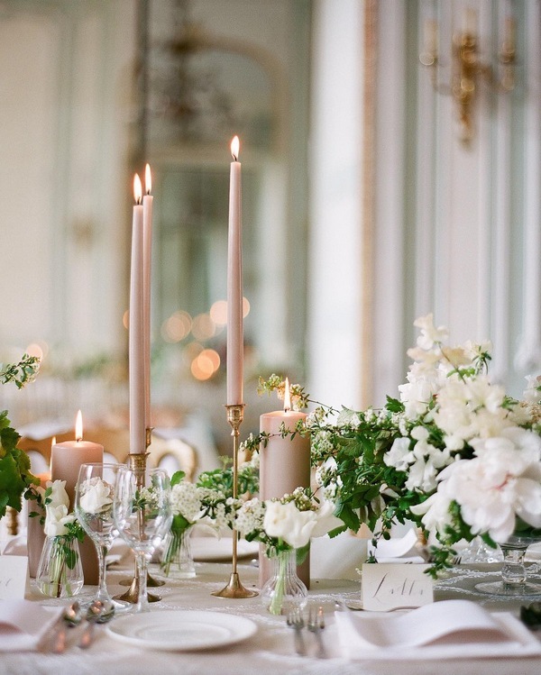 wedding taper candles
