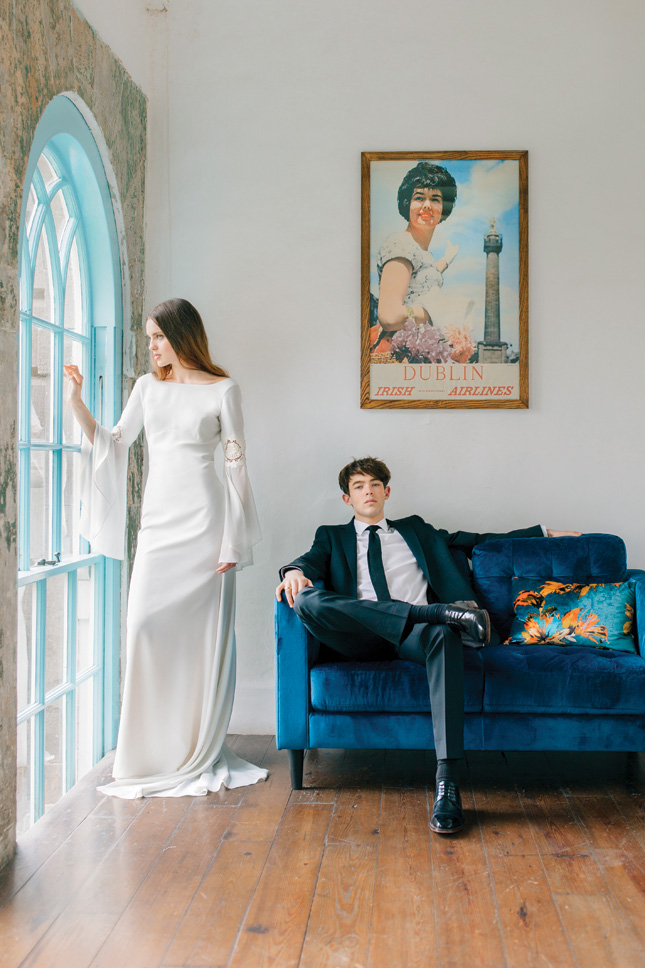 contemporary wedding dress
